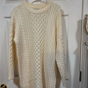 Abercrombie Cable Knit Sweater Dress